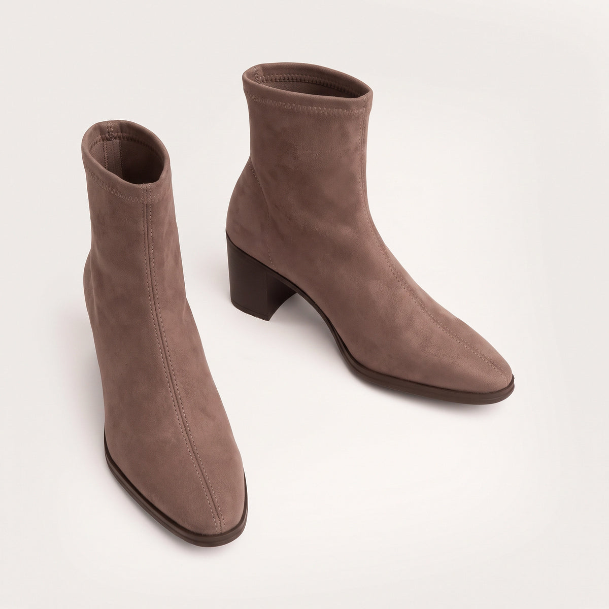 Kimball - Taupe Suede Stretch