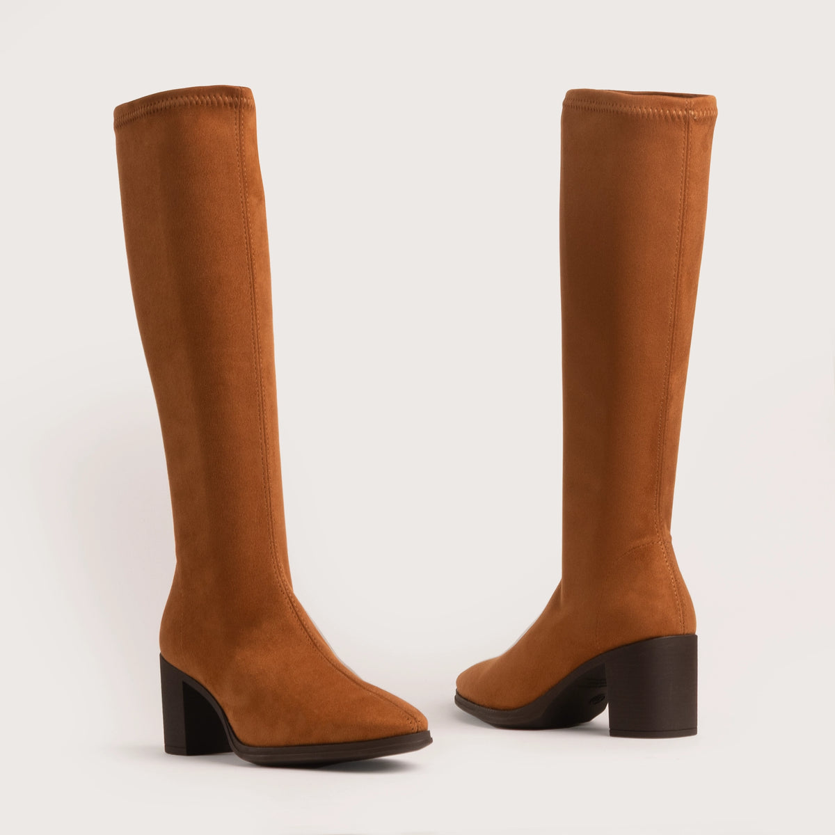 Kingston - Tan Suede Stretch
