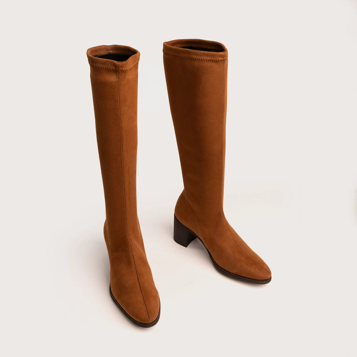 Kingston - Tan Suede Stretch