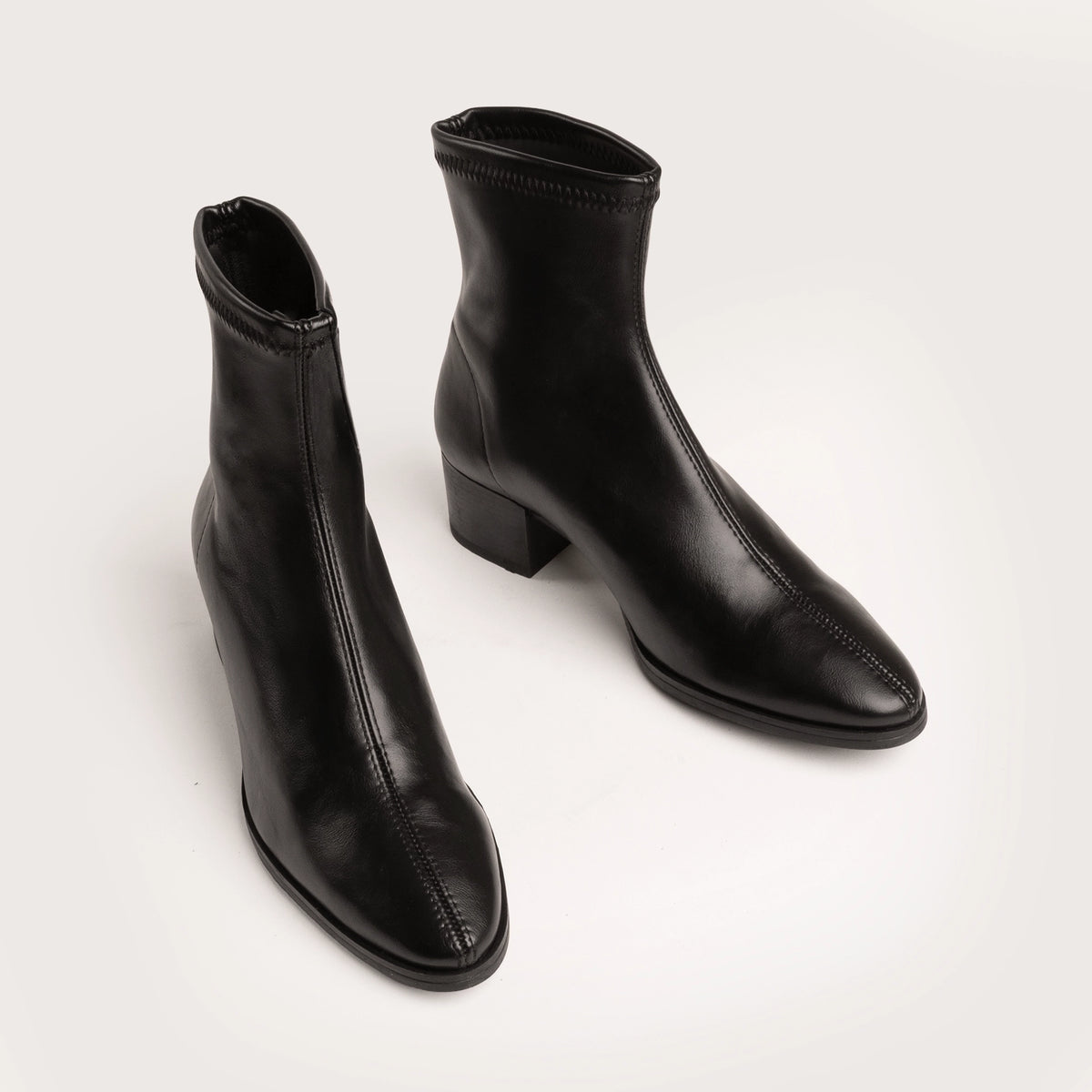 Knight - Black leather Stretch