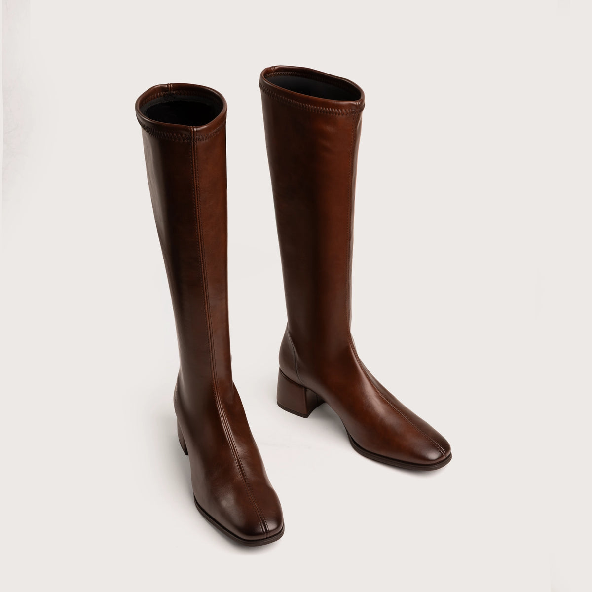Lane - Brown leather Stretch