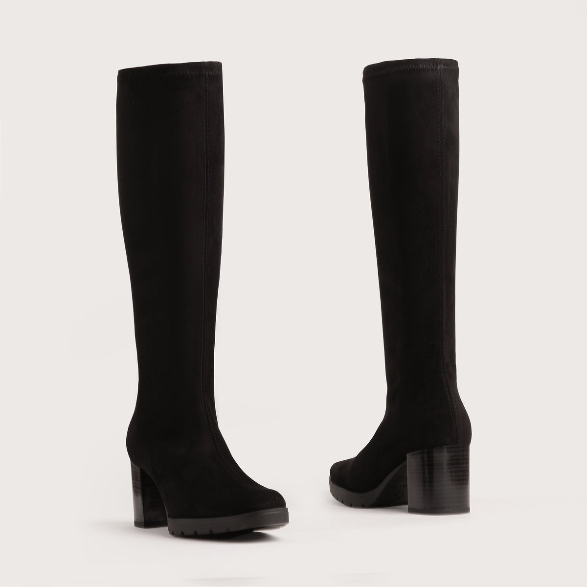 Lyon - Black Elastic Stretch