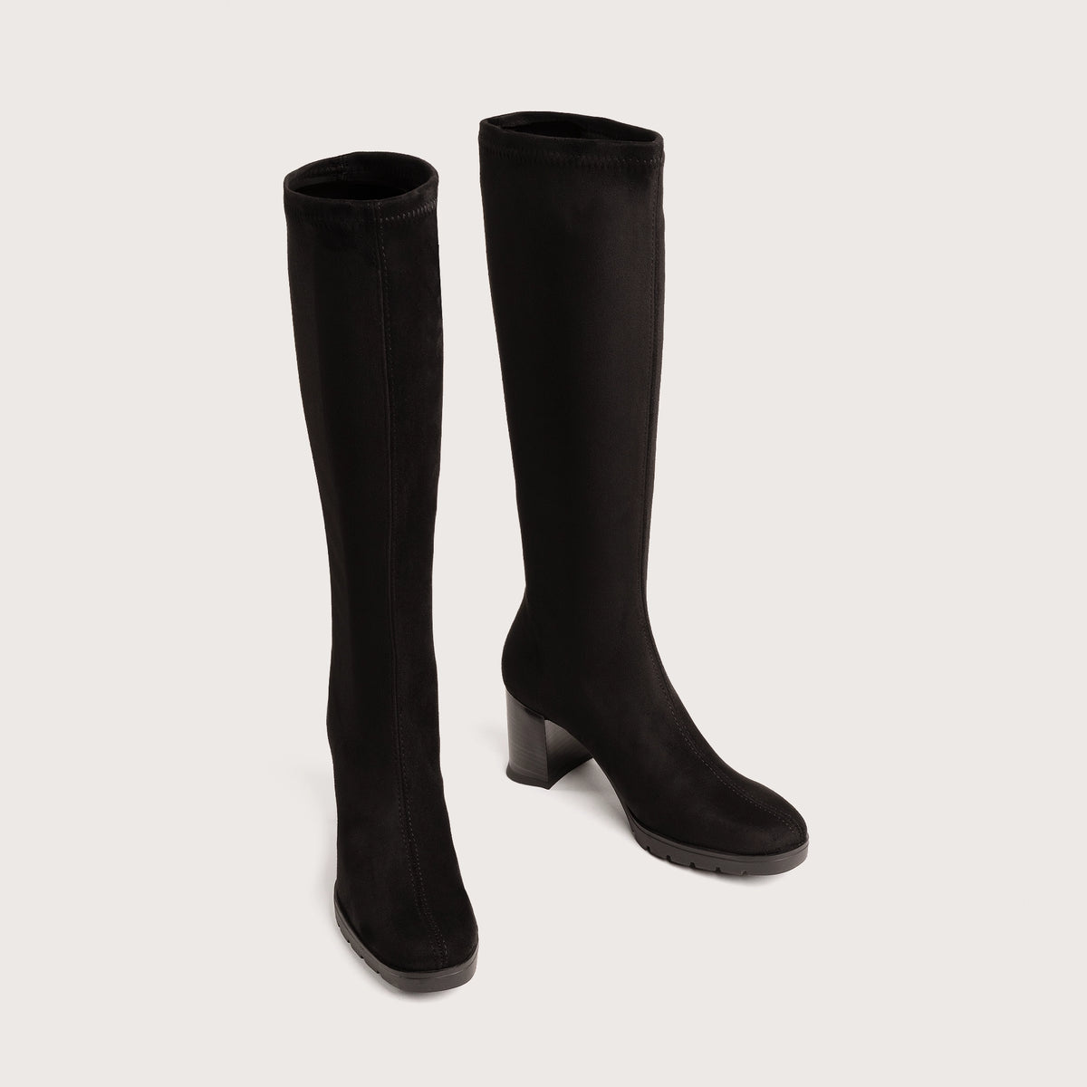 Lyon - Black Elastic Stretch