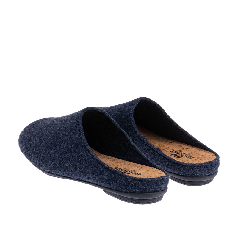 Malta - This Was A Bottle Slipper - Navy - DNA Footwear