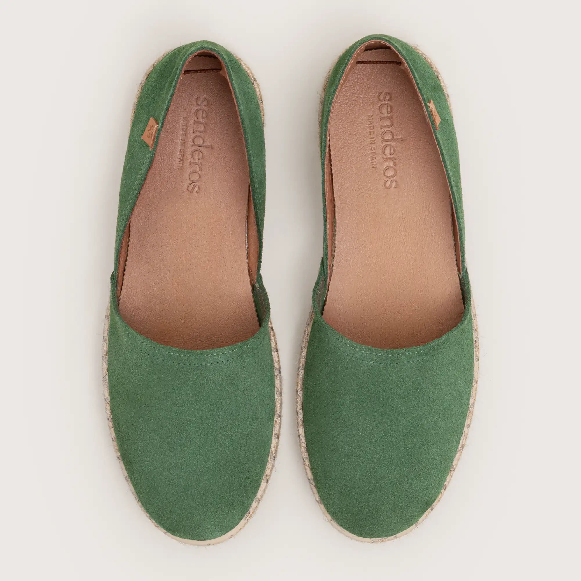 Maya - Green Suede
