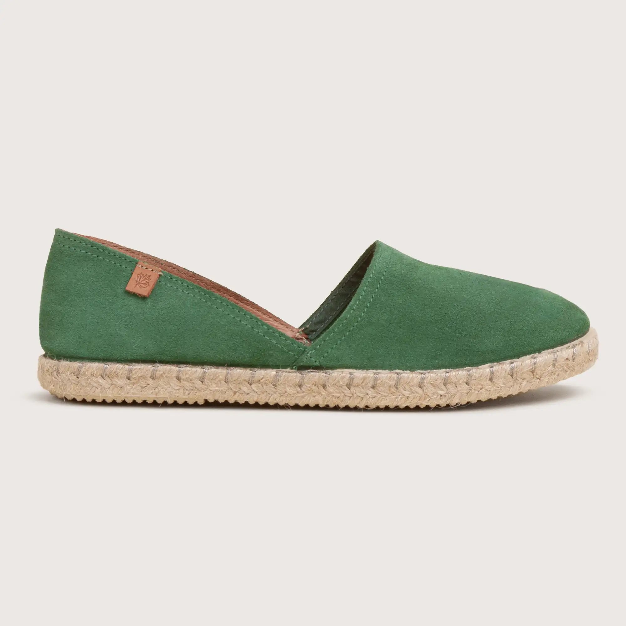 Maya - Green Suede