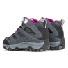 Kids Moab 3 Mid Waterproof - Grey/Berry