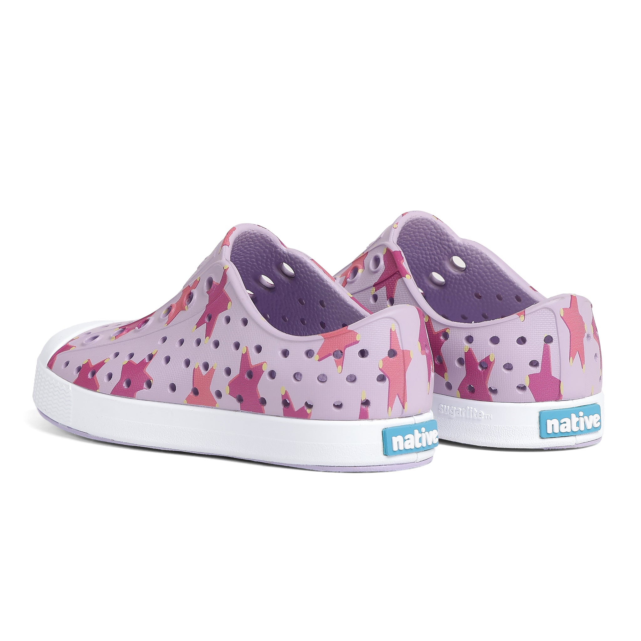Junior Jefferson Print - Purple/Shell