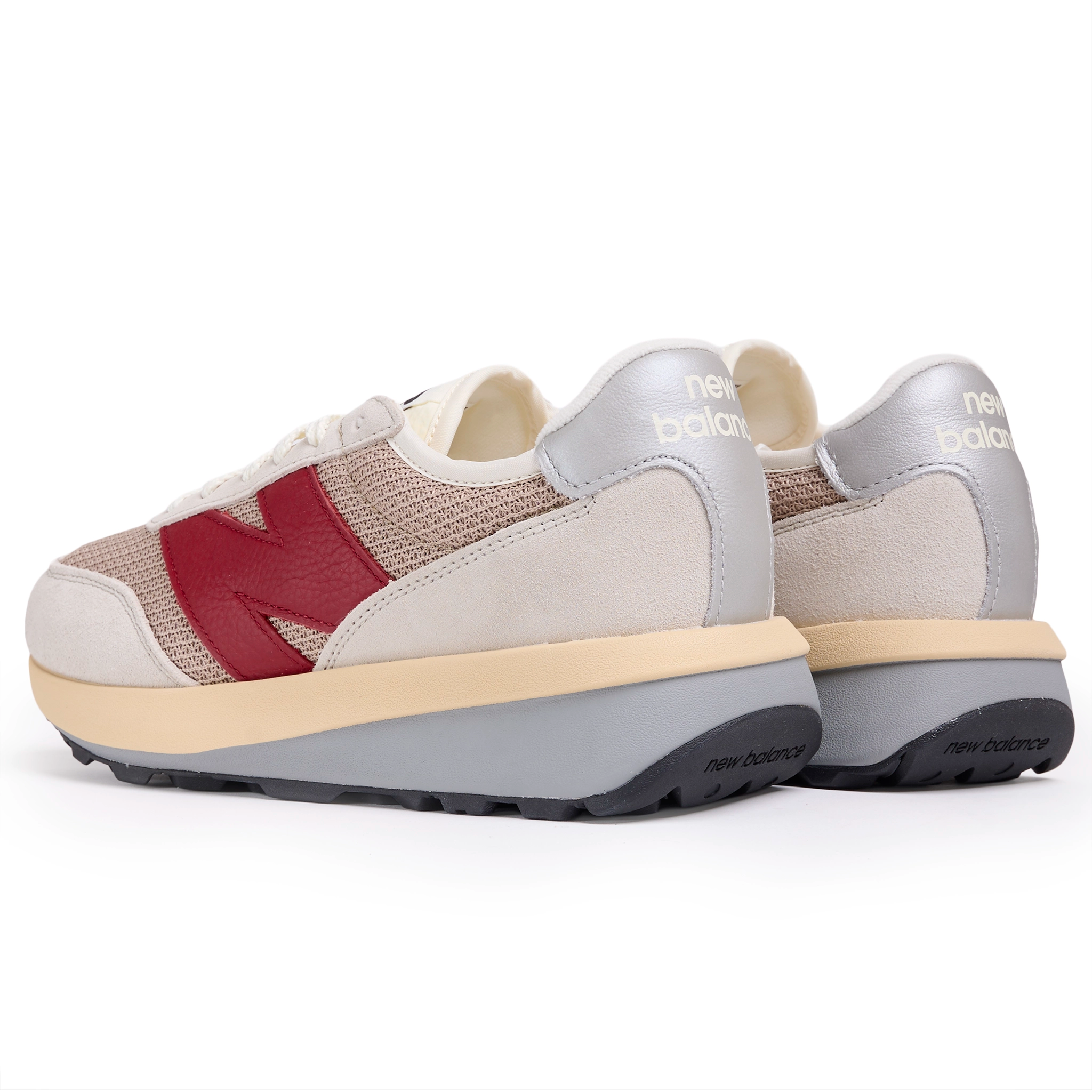 New Balance 370 - Grey/Red