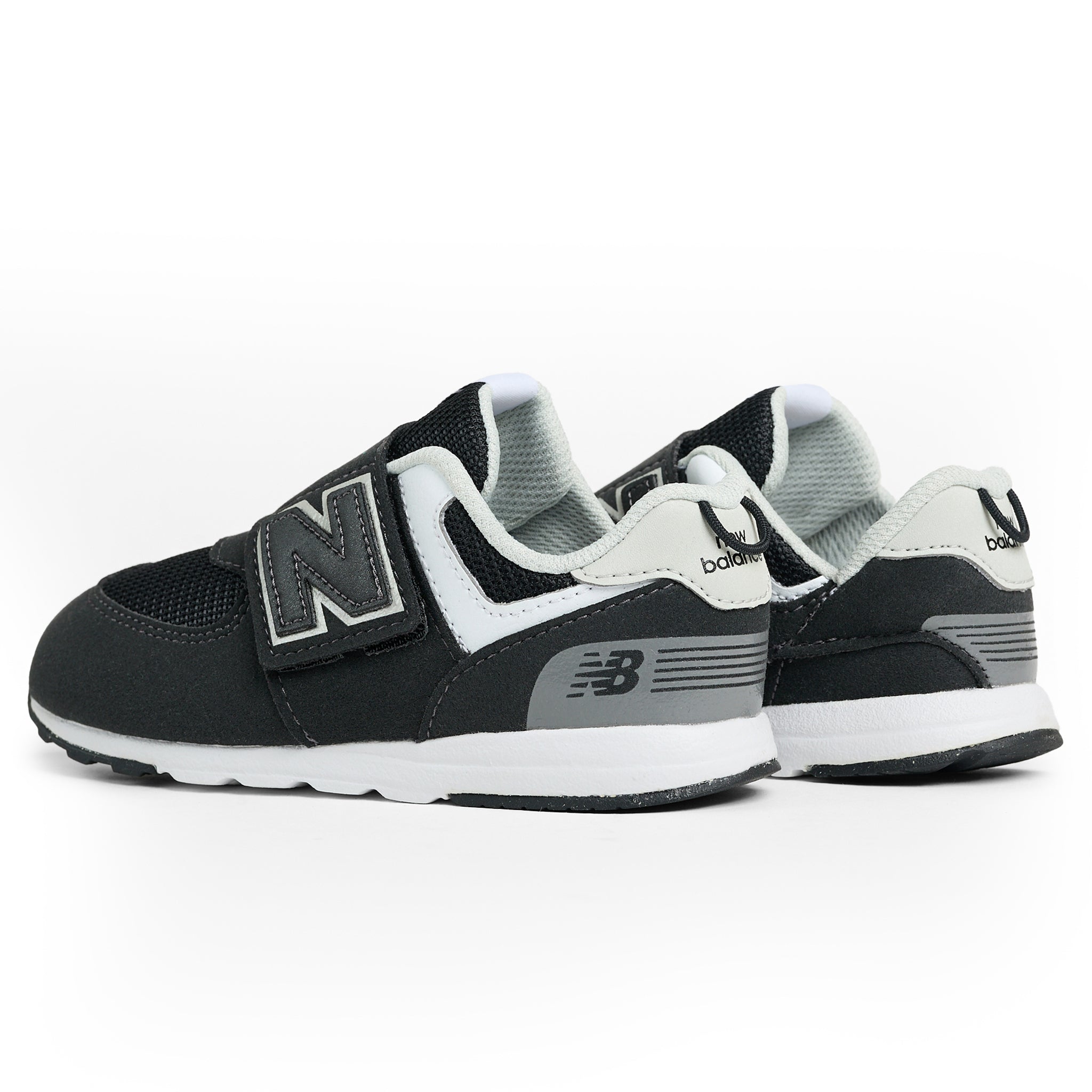 Toddler's New Balance 574 - Black - DNA Footwear