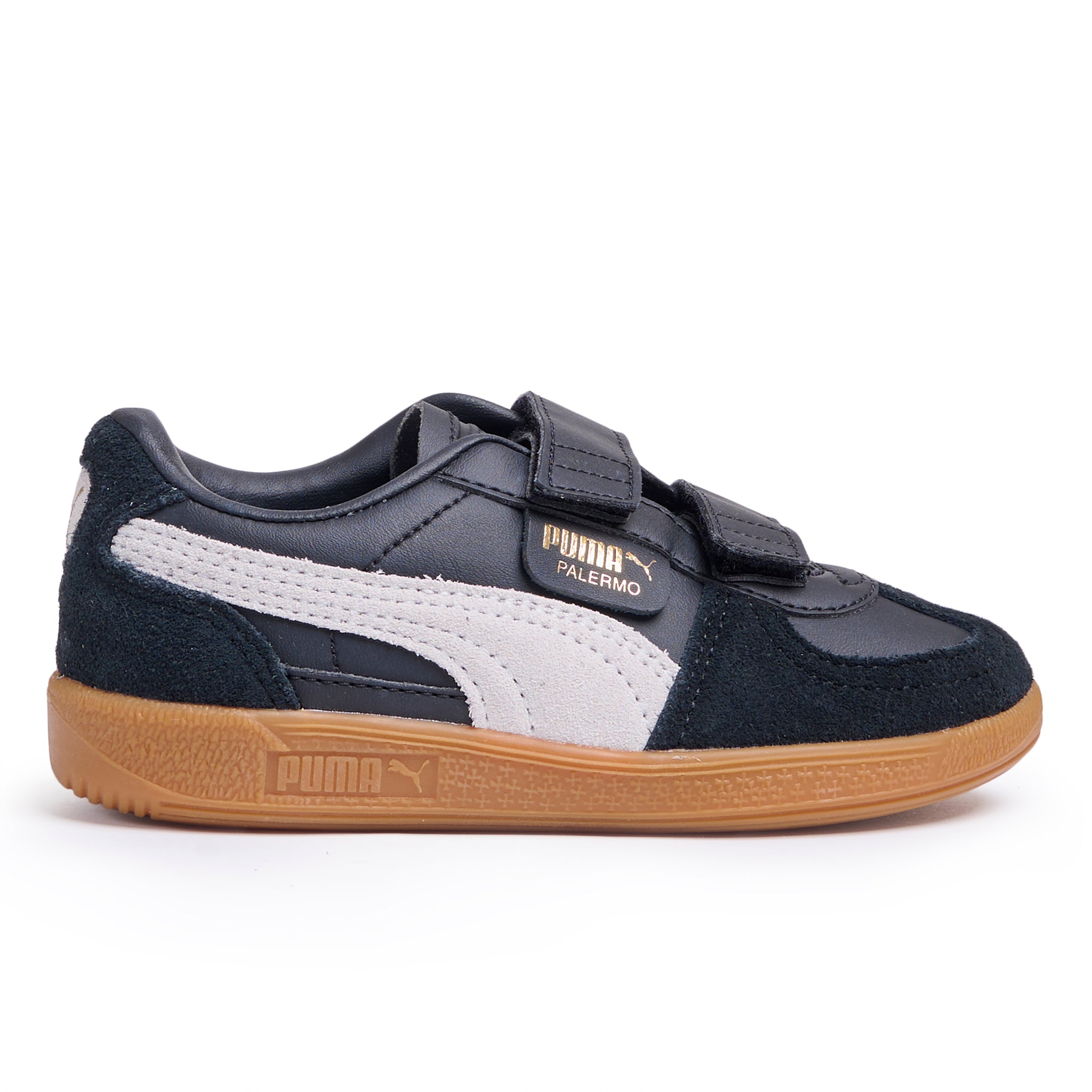 Kids Palermo Velcro - Black/Grey