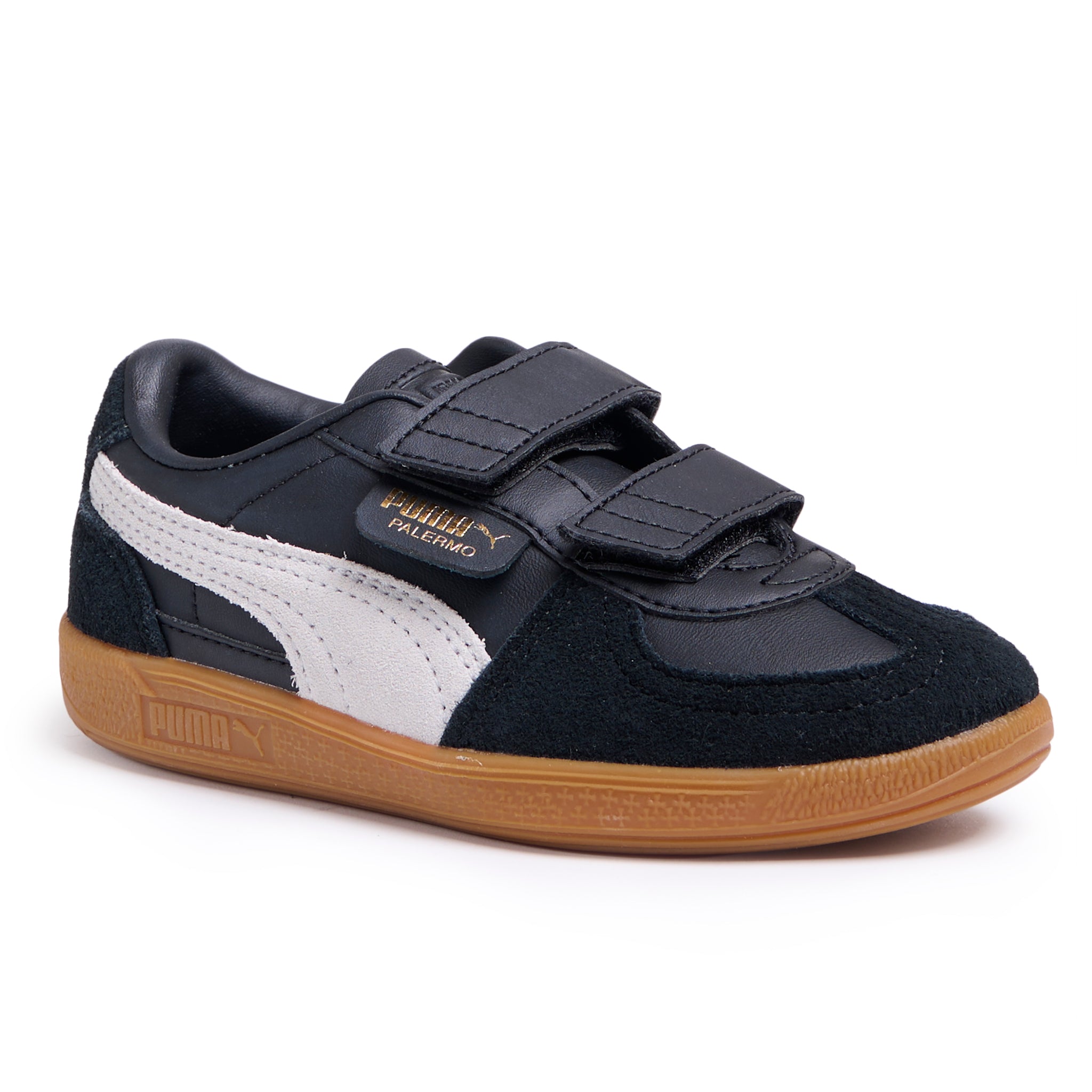 Kids Palermo Velcro - Black/Grey