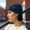 Bedford Smooth Knit Beanie - Navy - DNA Footwear