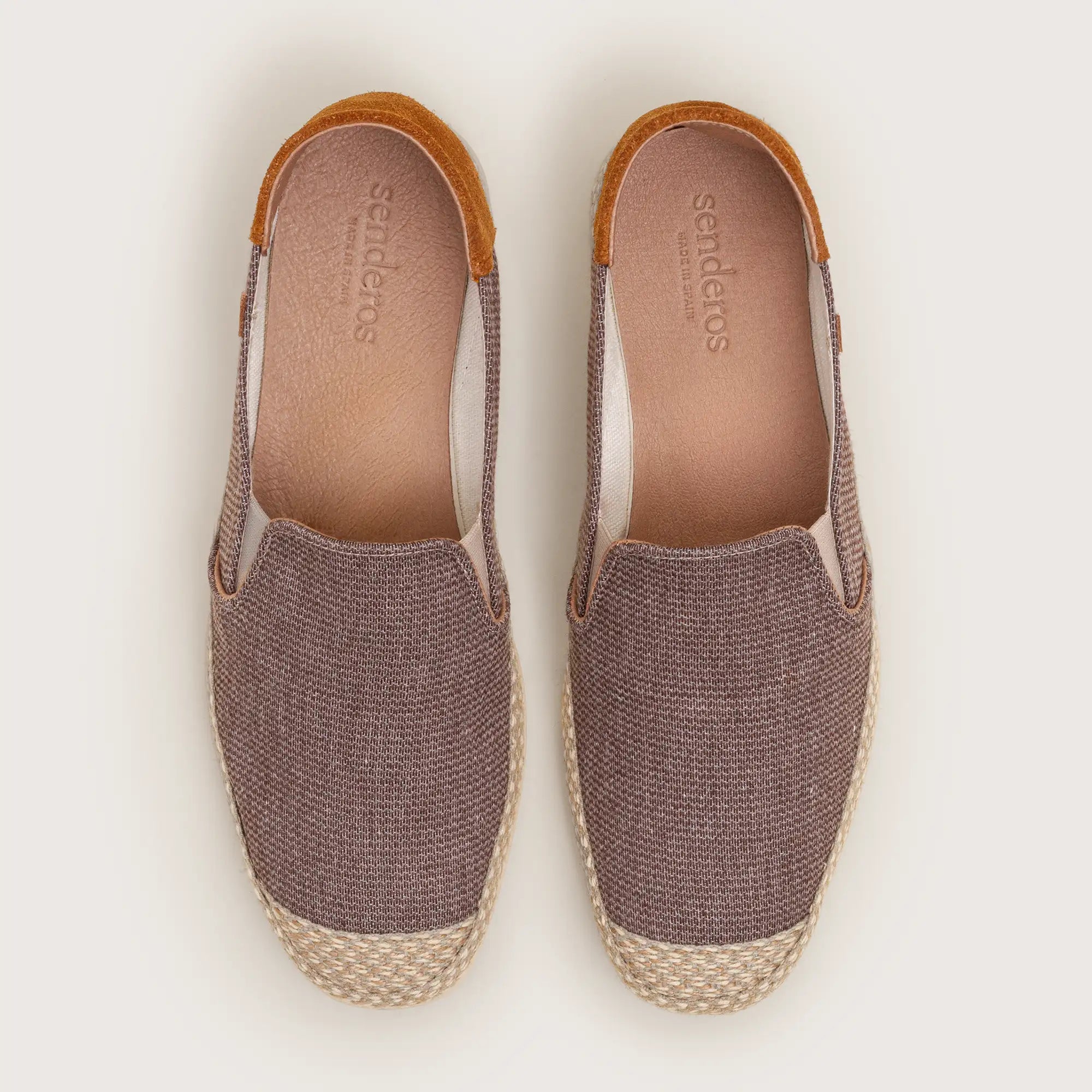 Rey - Brown Ribbed Canvas