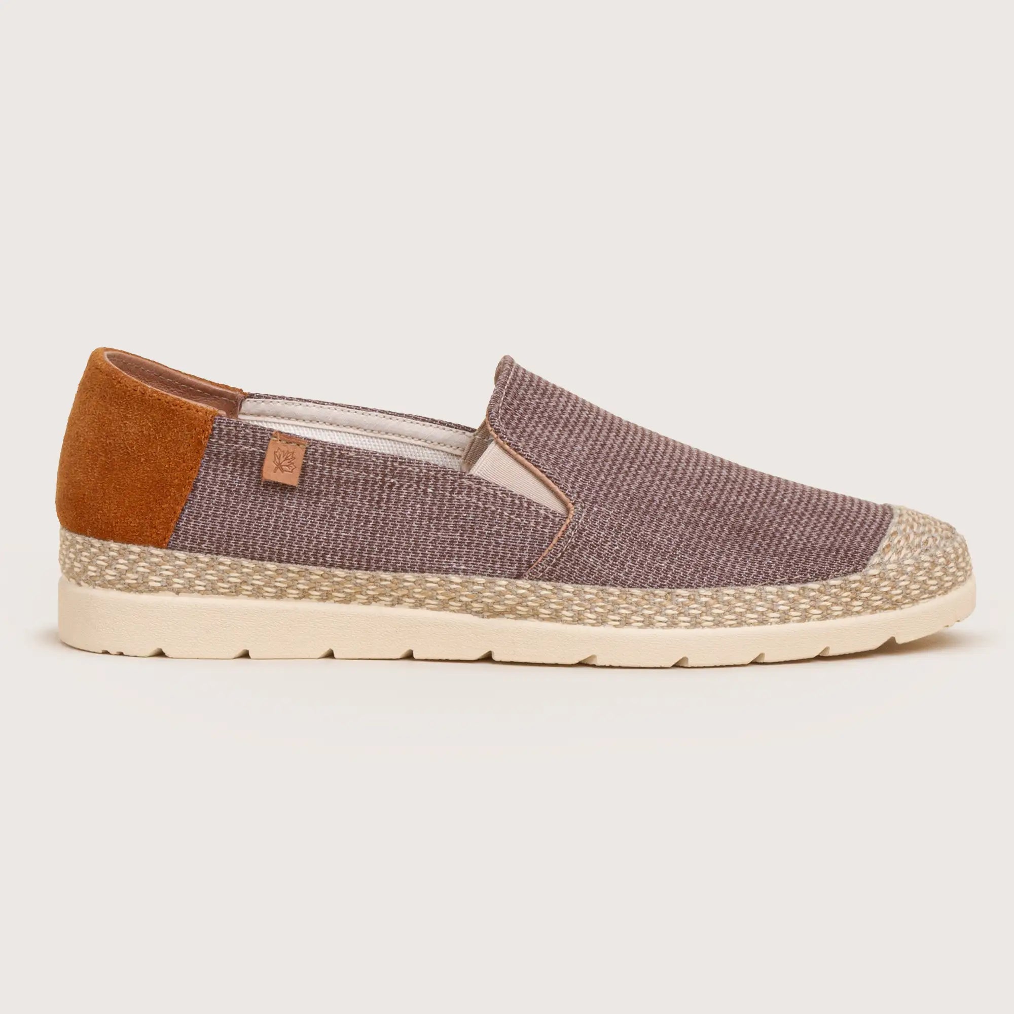 Rey - Brown Ribbed Canvas