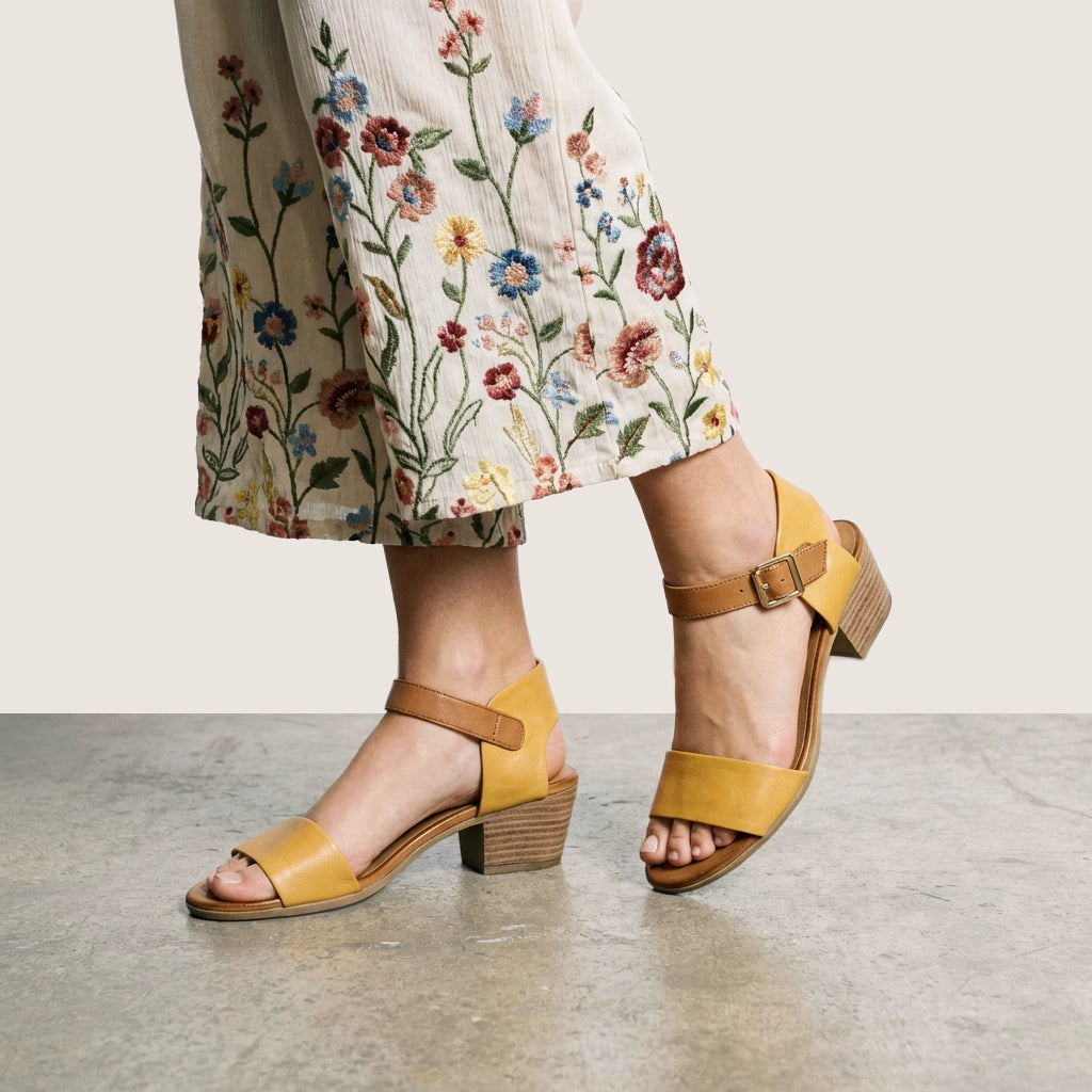 Spencer - Yellow / Tan