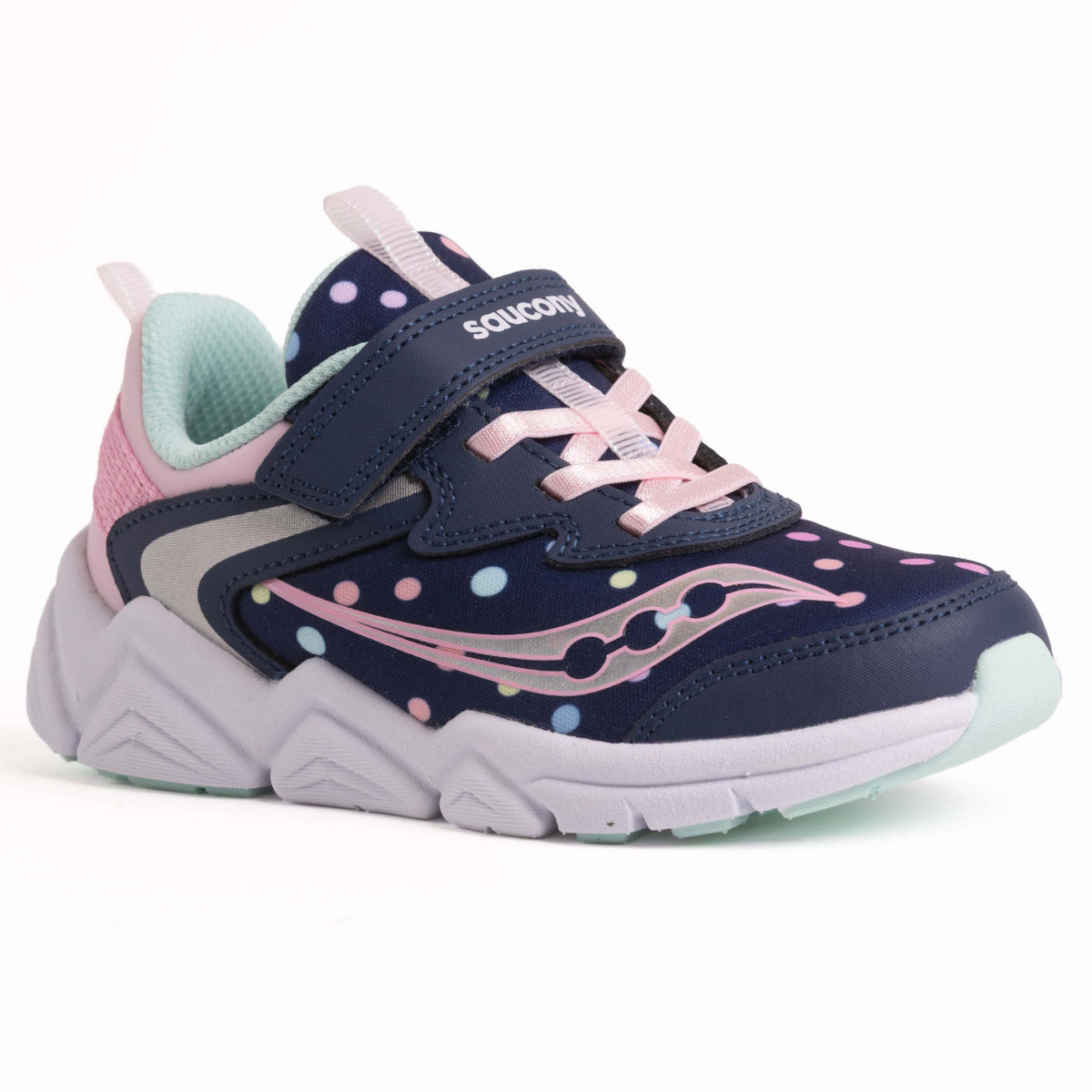 Kids Flash Le -Navy/Pink