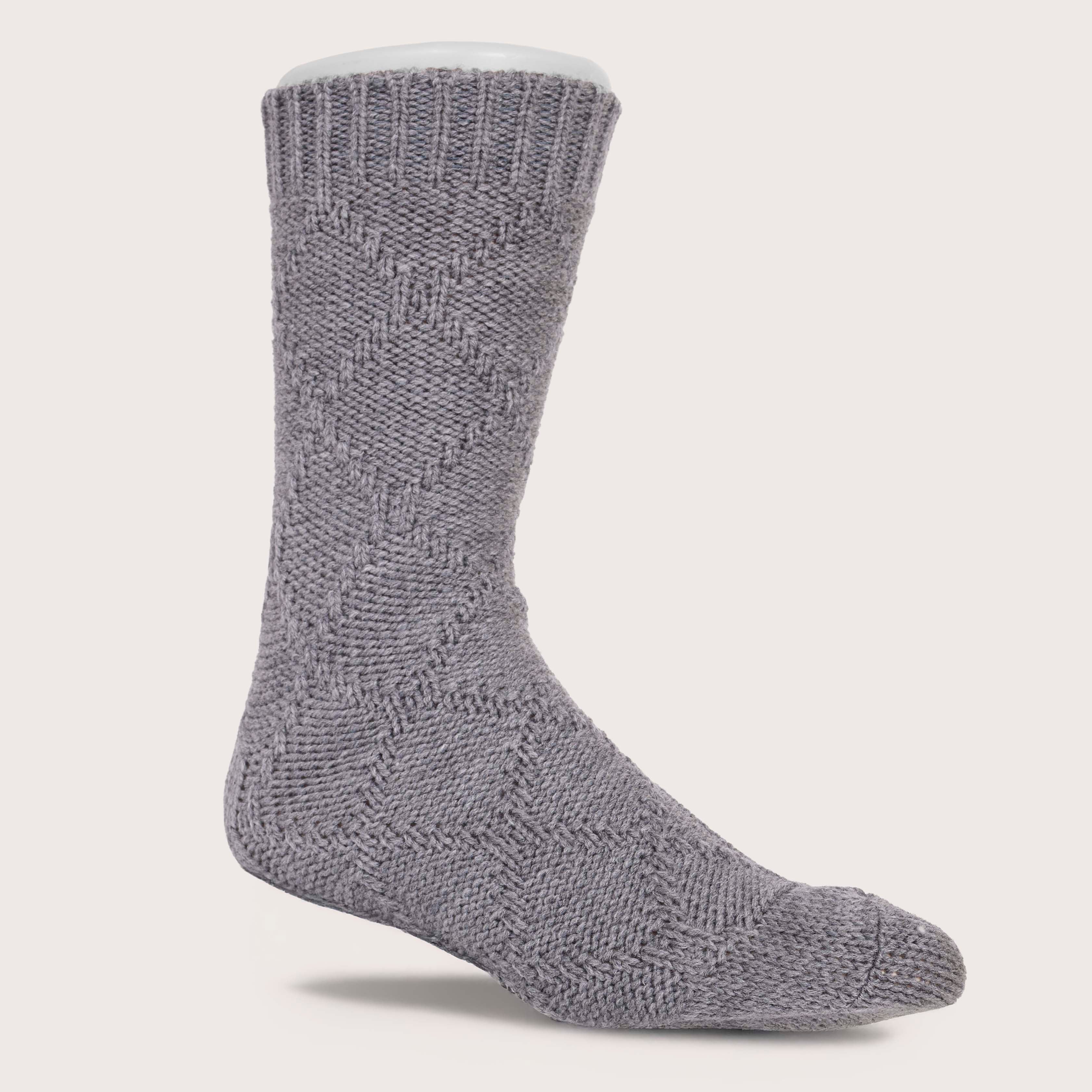 Men's Mix Pattern Sock - Grey