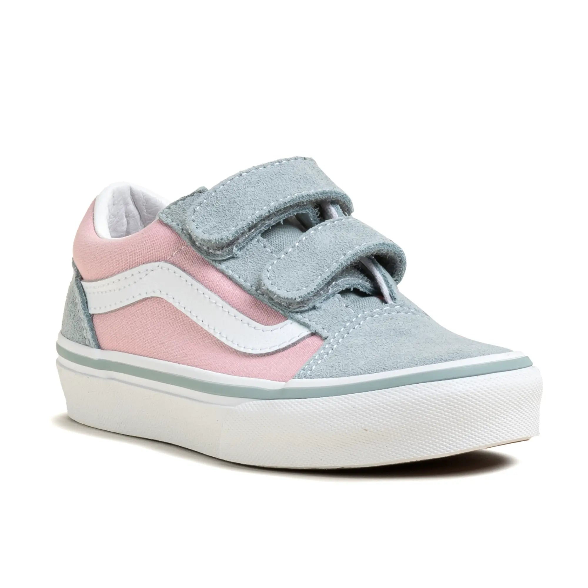 Kids Old Skool Velcro Navy DNA Footwear