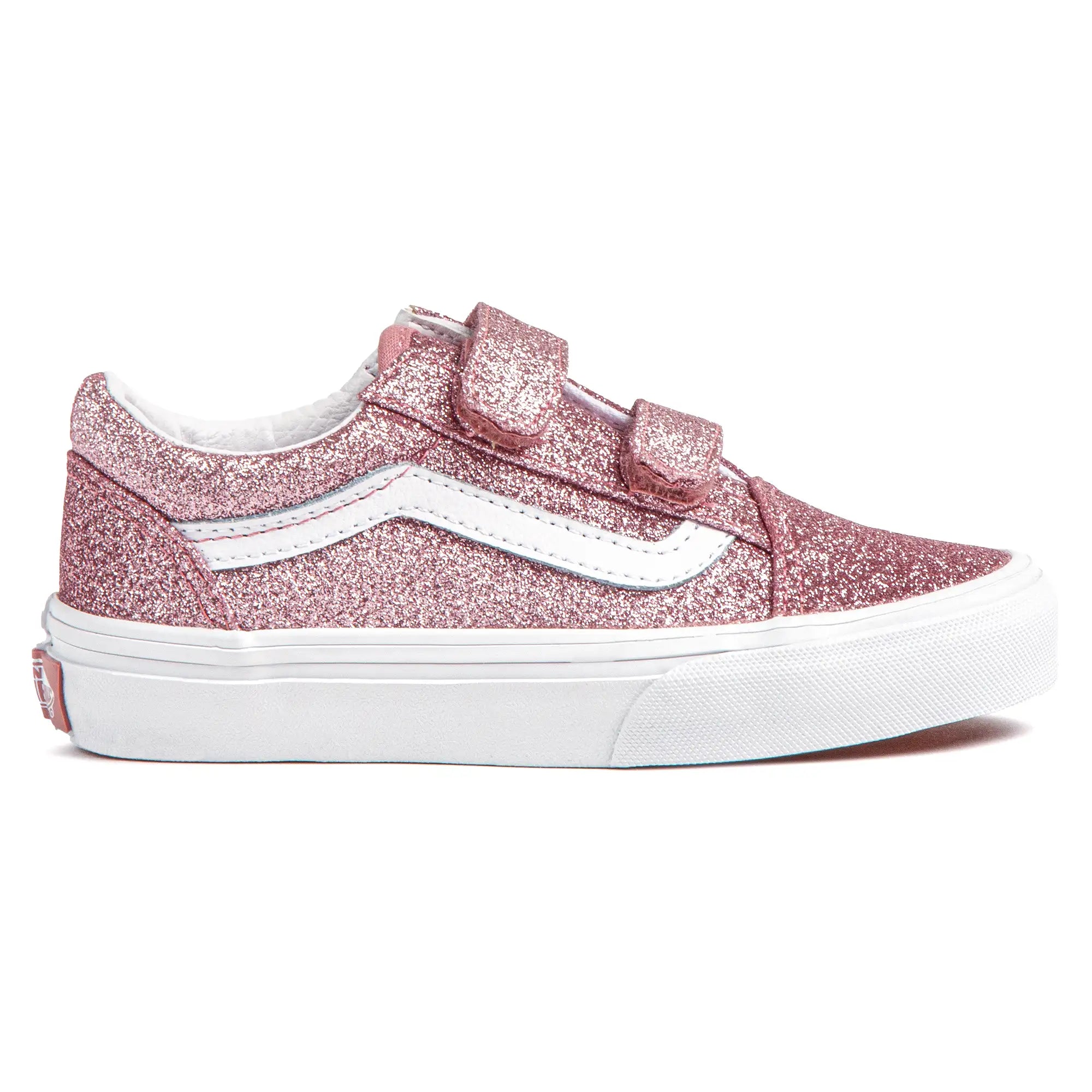 Kids Old Skool Glitter - Rosegold