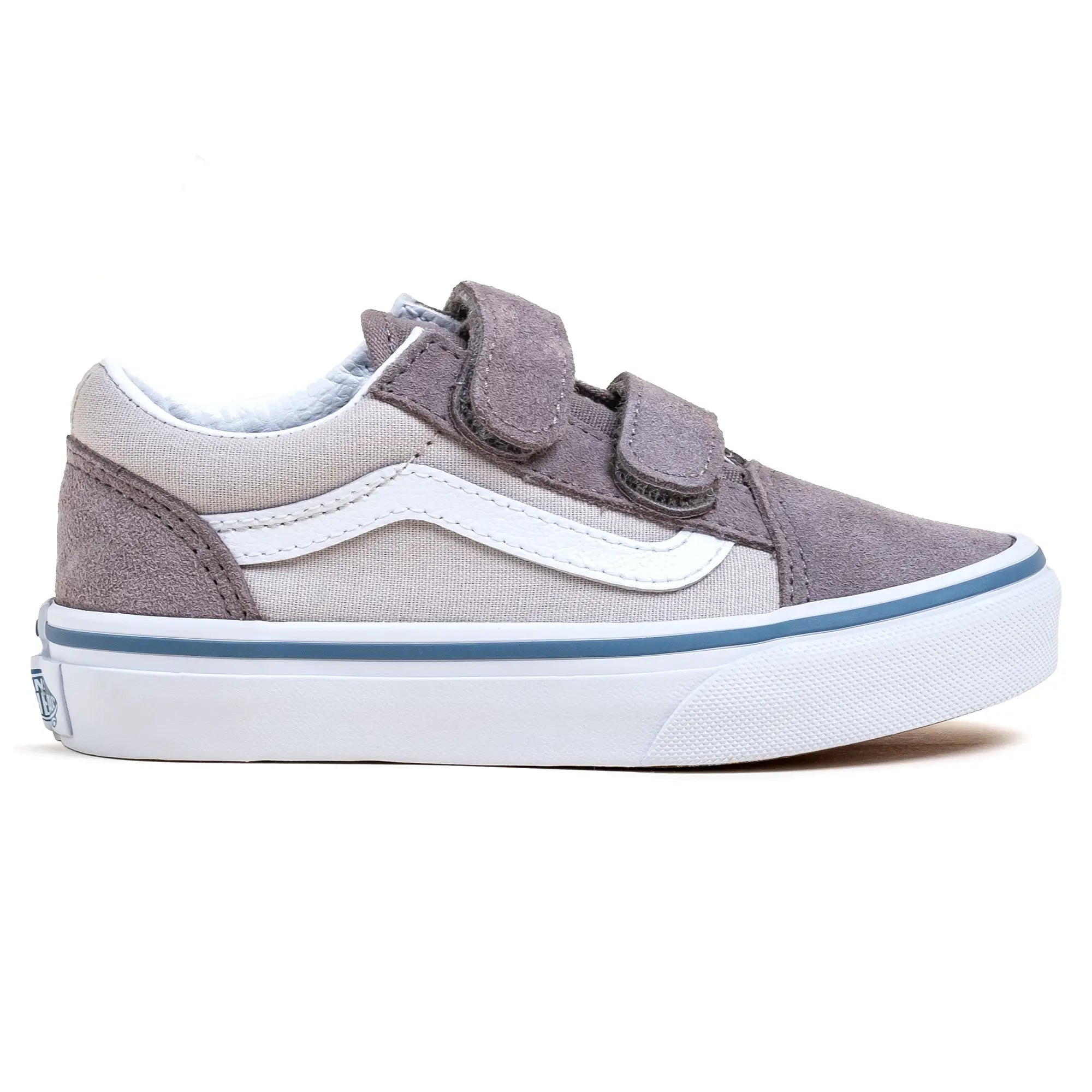 Kids Old Skool Velcro Driftwood DNA Footwear