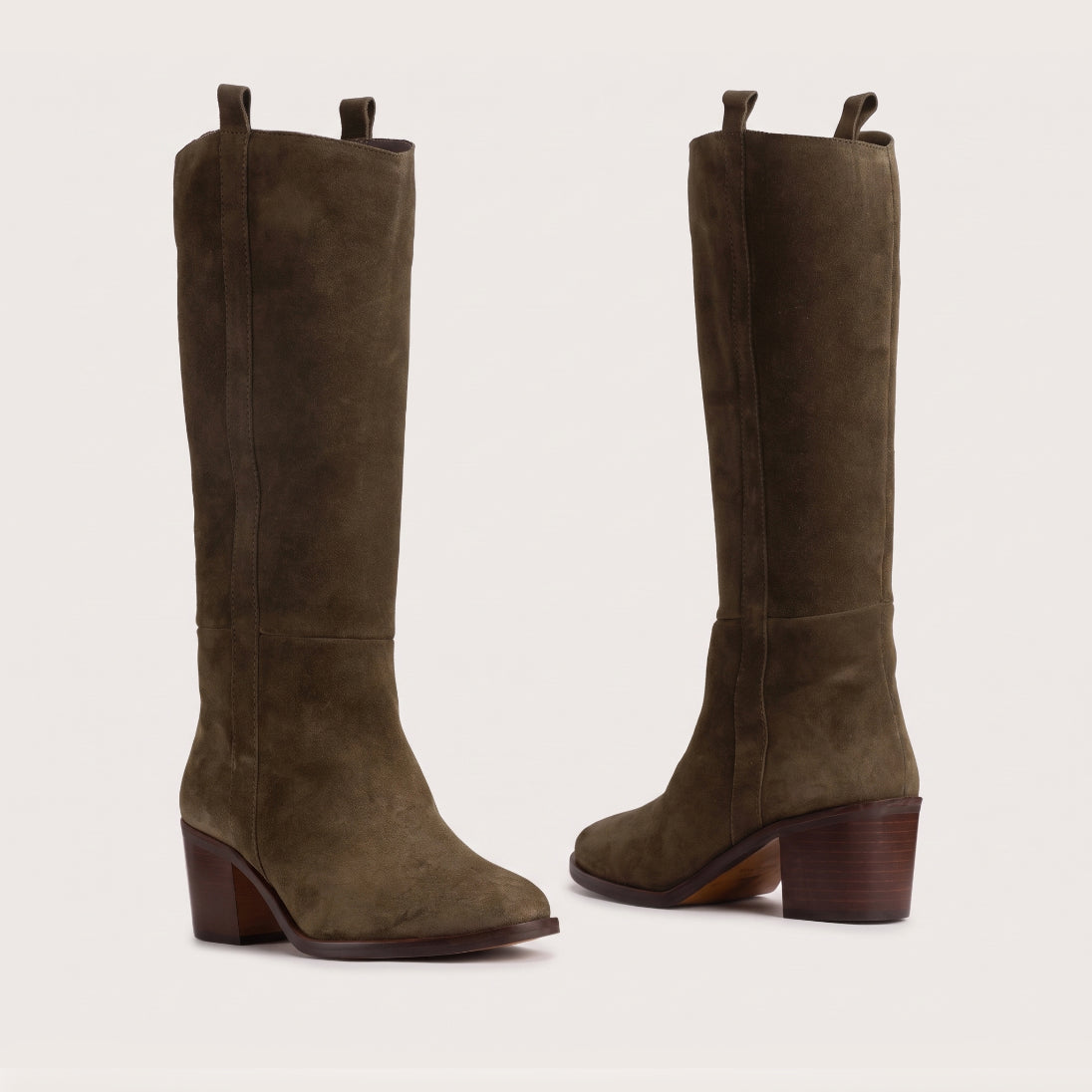 Rider - Olive Suede