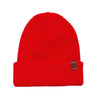 Wythe Ribbed Knit Beanie - Red - DNA Footwear