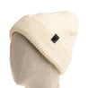 Wythe Ribbed Knit Beanie - Ivory - DNA Footwear