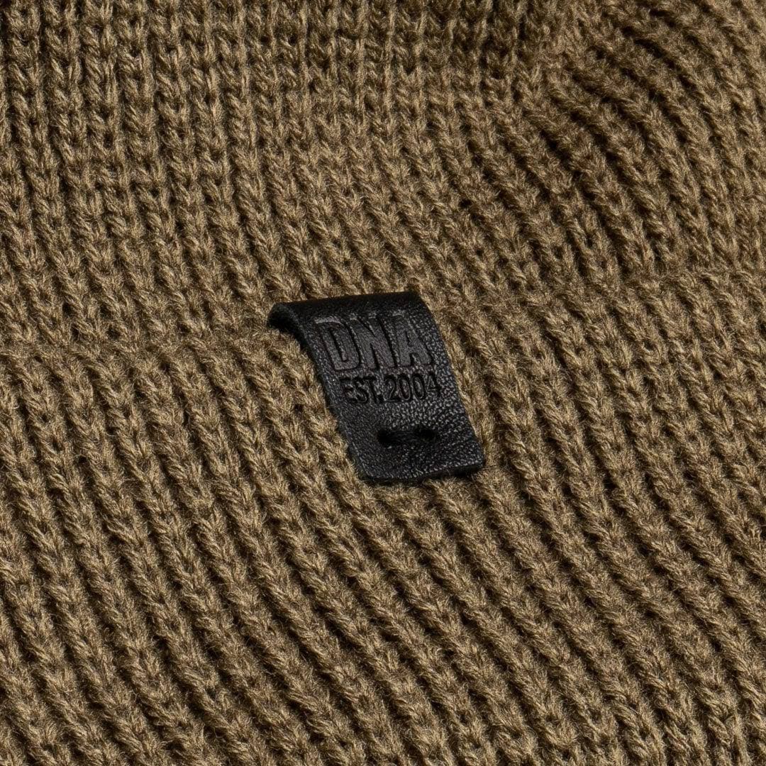 Wythe Ribbed Knit Beanie - Military - DNA Footwear