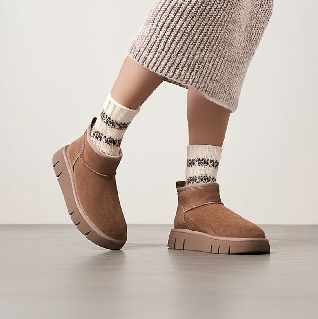 Beacon Shearling - Taupe