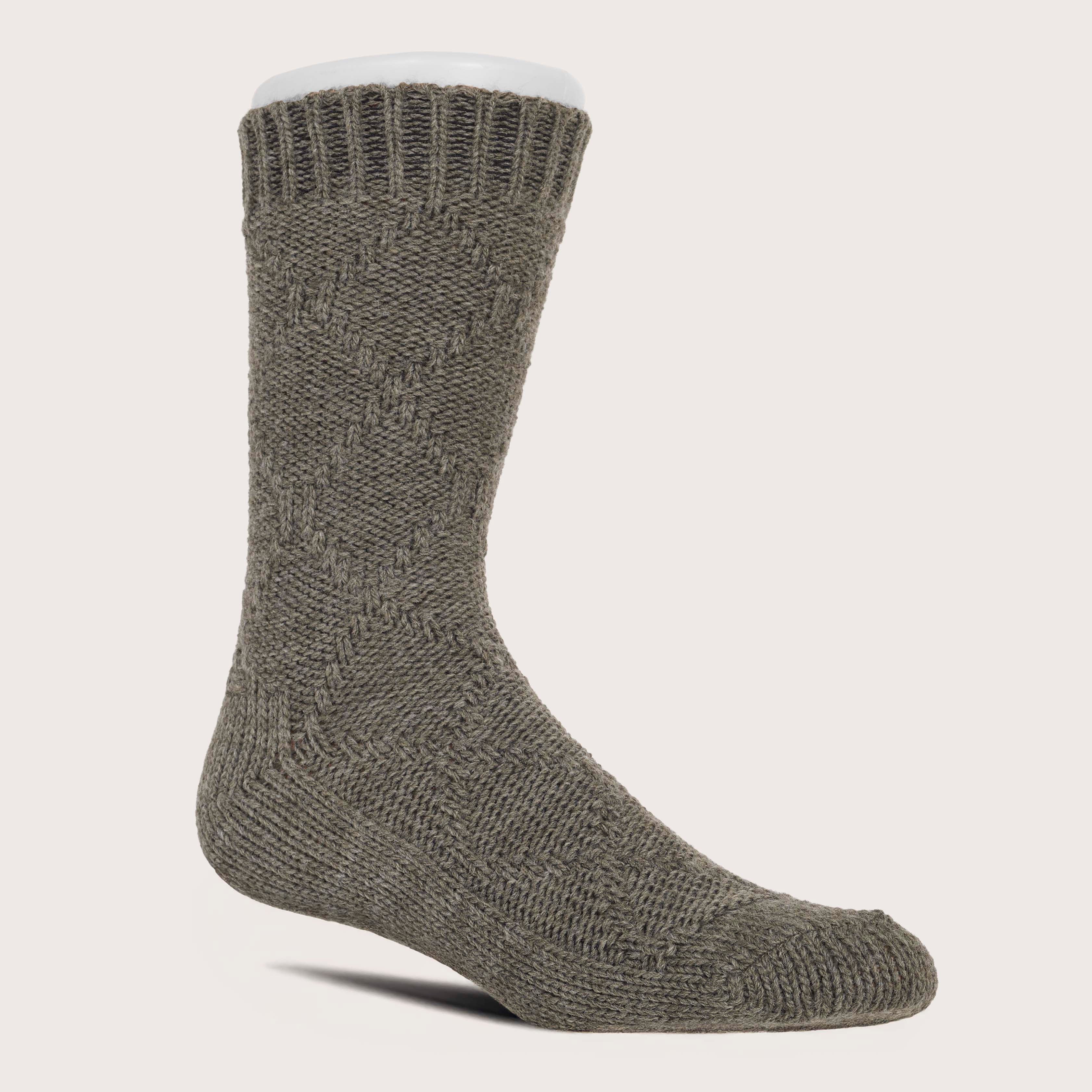 Men's Mix Pattern Sock - Olive