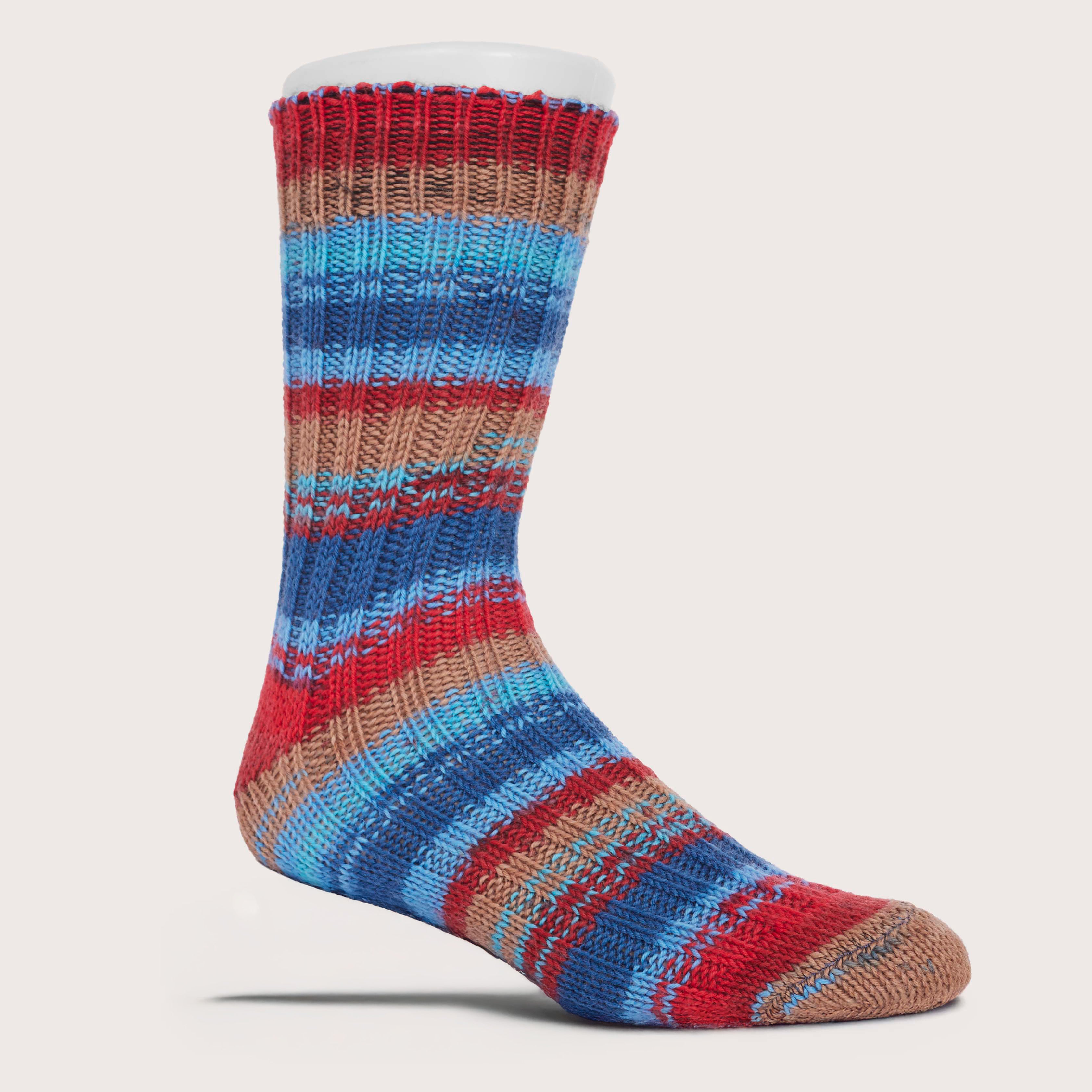 Men's Mix Pattern Sock - Blue