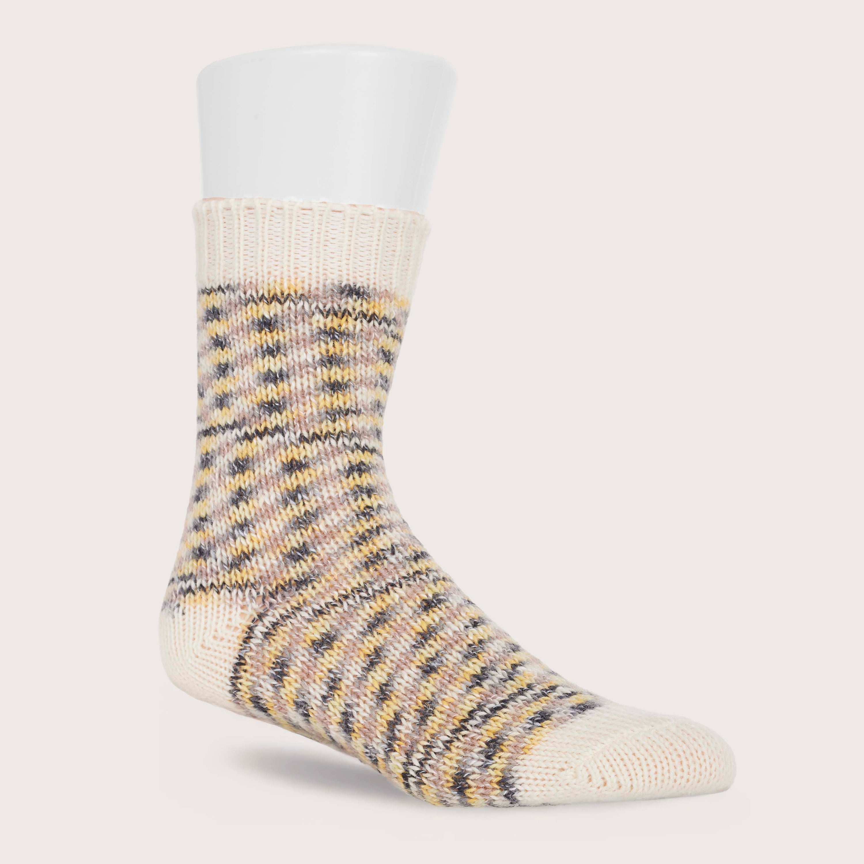 Women's Nodal Sock - Yellow