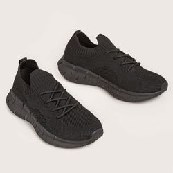 Burst Flyknit Sneaker - Black - DNA Footwear