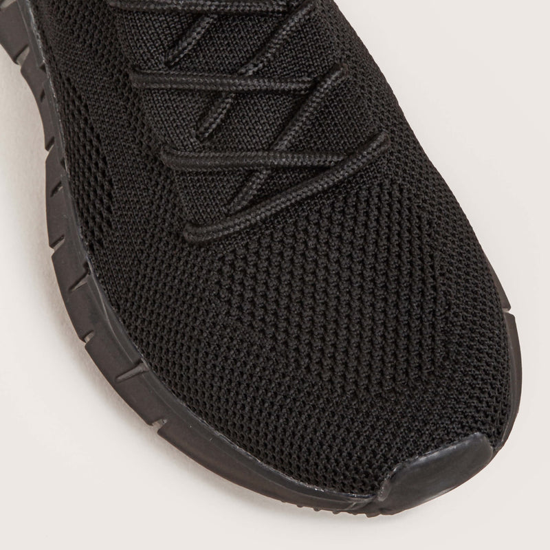 Burst Flyknit Sneaker - Black - DNA Footwear